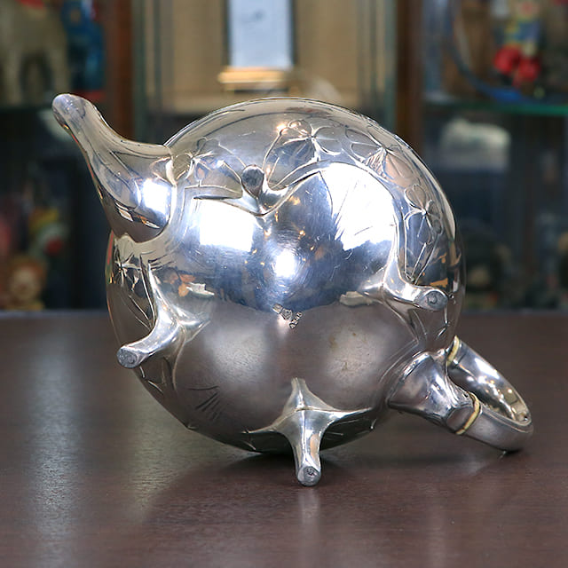 クリストフル ガリア 鍋敷き ① Gallia アンティーク シルバープレート