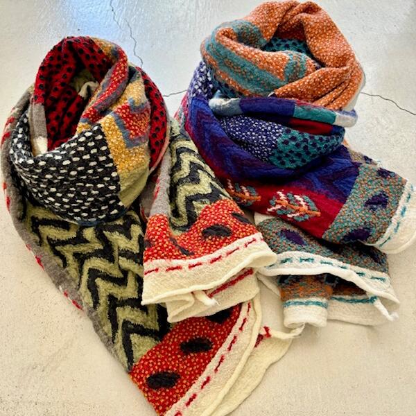 kapital キャピタル 縮絨ウール バンダナ ストール マフラー（KAPITAL