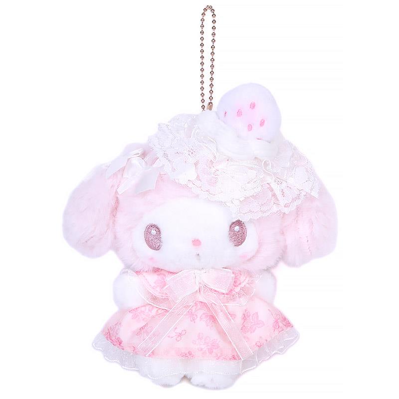 楽天市場】マイメロディ マスコットホルダー 白いちごのティータイム