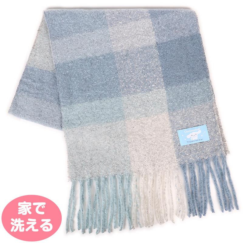 楽天市場】シナモロール マフラー チェック柄ボリュームマフラー