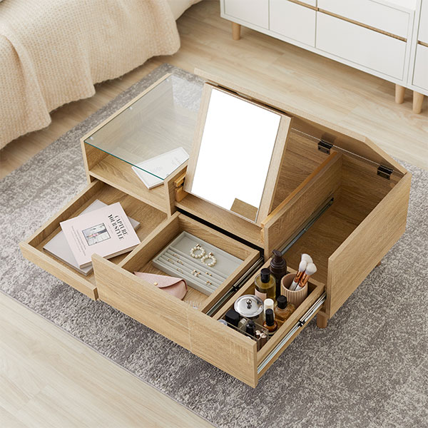 楽天市場】【テレビで紹介】 ドレッサー テーブル ローテーブル