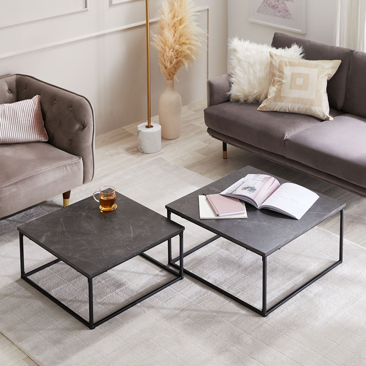 楽天市場】ローテーブル テーブル ネストテーブル センターテーブル