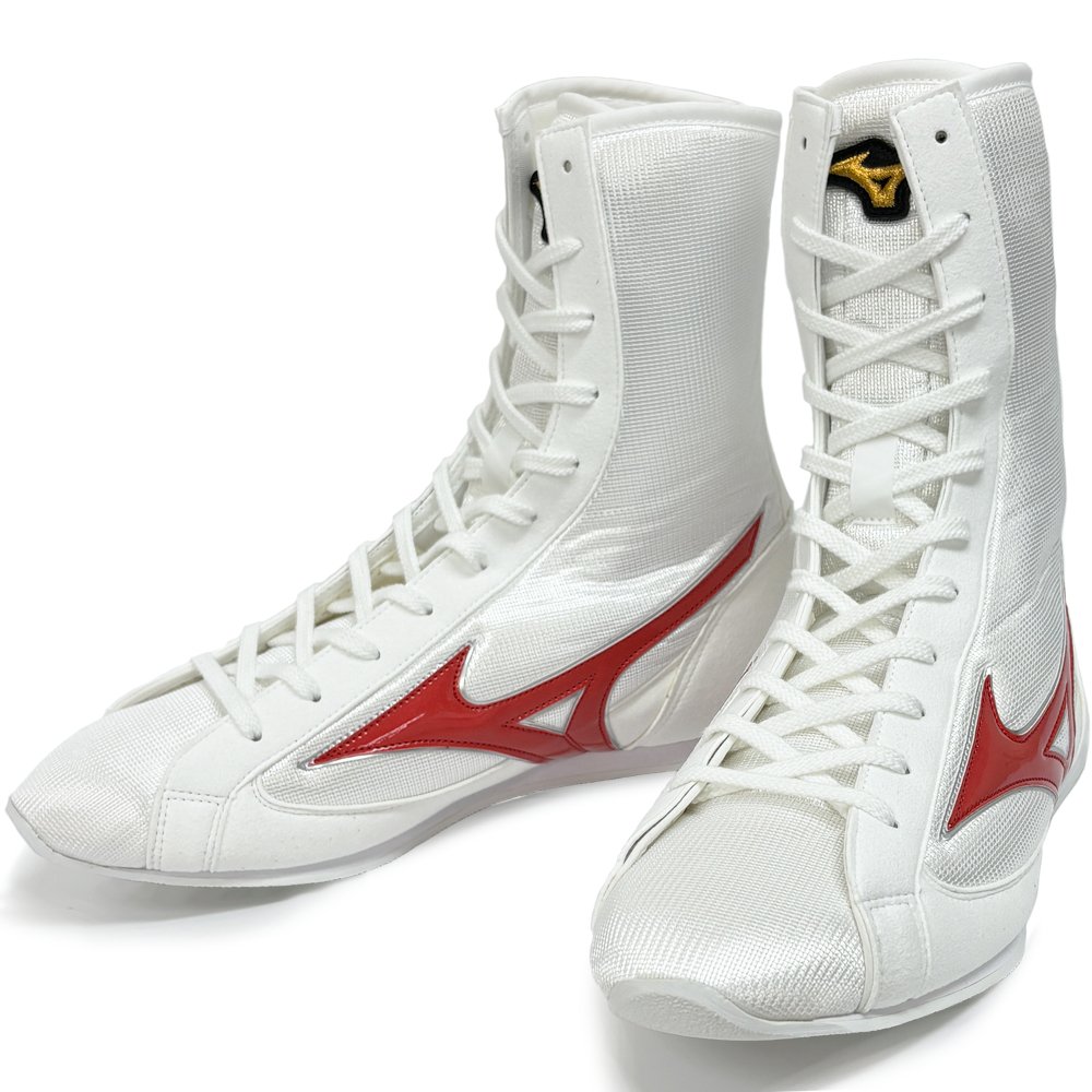 Mizuno ボクシングシューズ レッド ローカット 25.5㎝ Mizuno