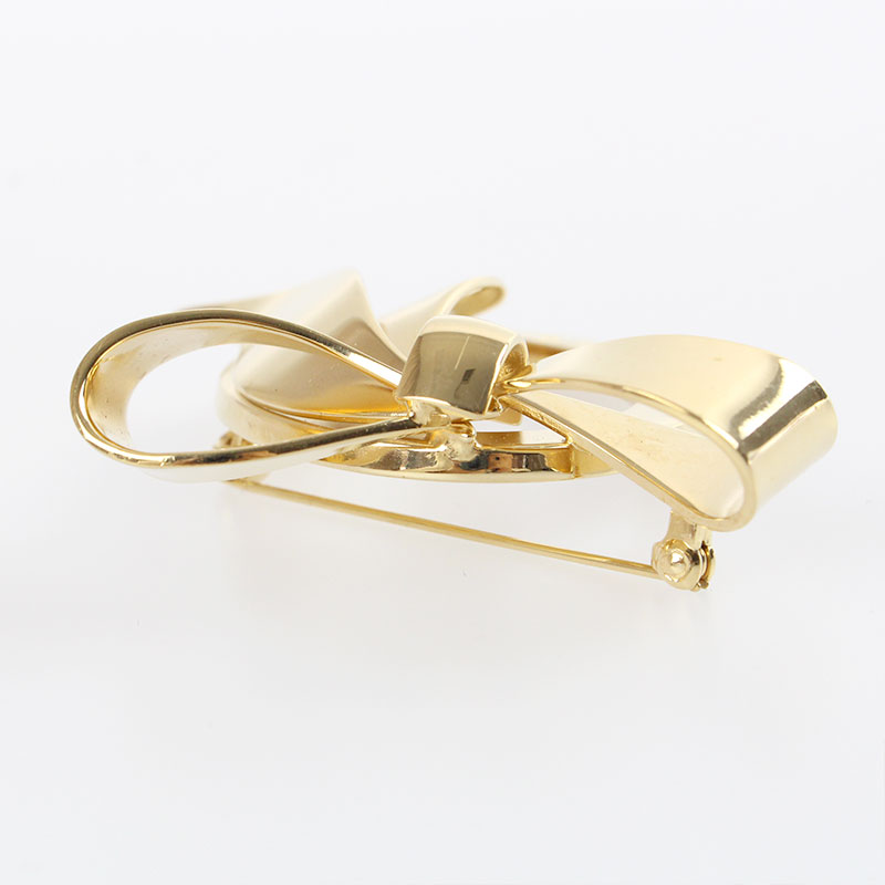 Christian Dior ブローチ リボン ゴールド 大ぶり ビンテージ 楽天市場