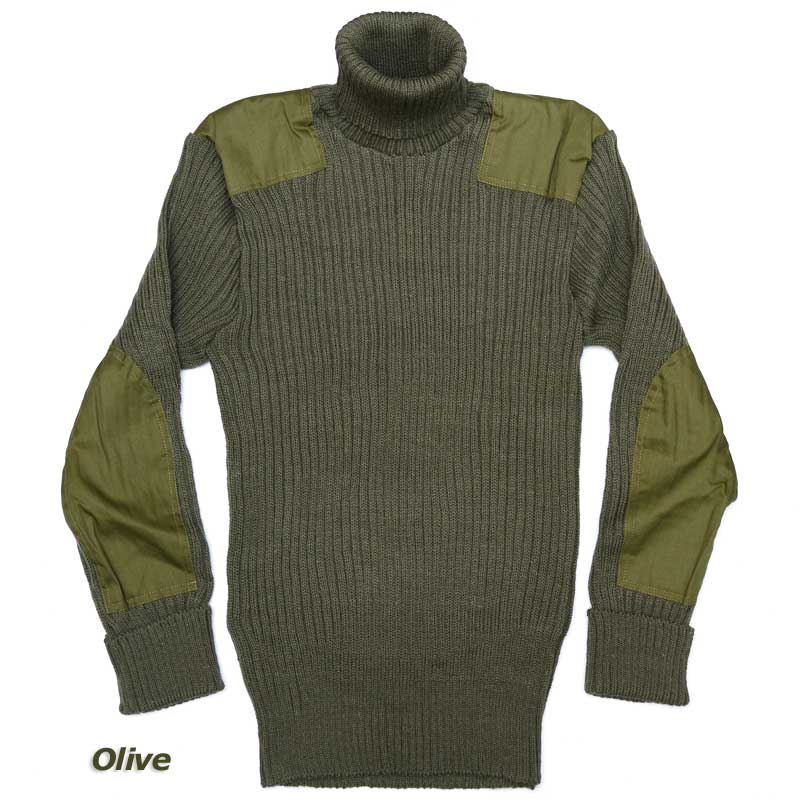 楽天市場】NATO軍タイプ タートルネック セーター コマンドセーター