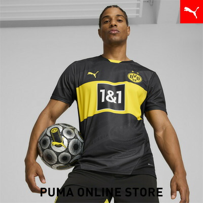 希少 プーマ ドルトムント 香川真司 ユニフォーム アウェイ 黒 M