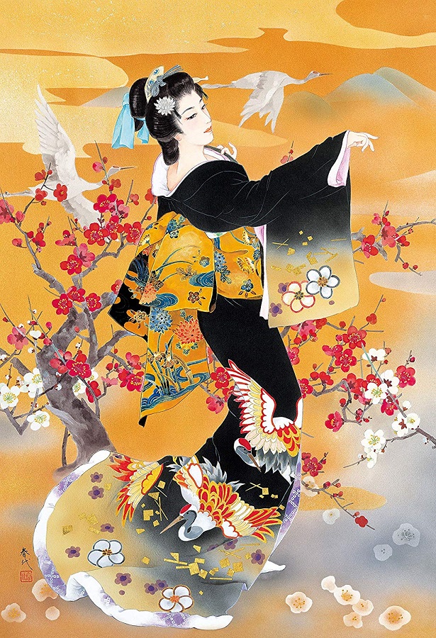 和風女性ジグソーパズル 楽天市場】ジグソーパズル着物の通販