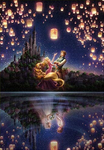 楽天市場】ジグソーパズル 1000ピース ラプンツェル 湖面が映す未来