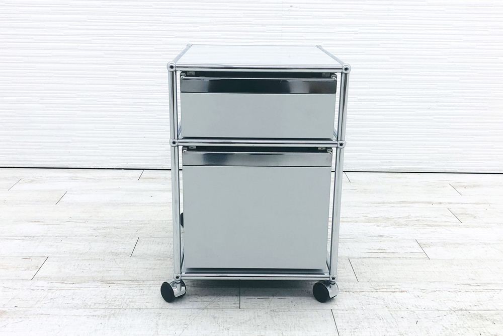 USM ハラー ロールボーイ 2段 キャスター ワゴン ホワイト 3 楽天市場