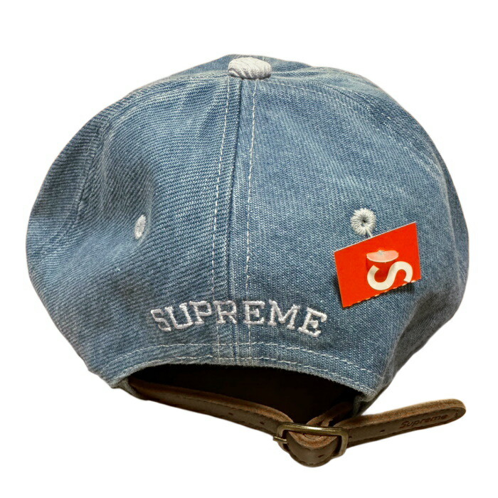 Supreme デニムキャップ Sロゴ刺繍