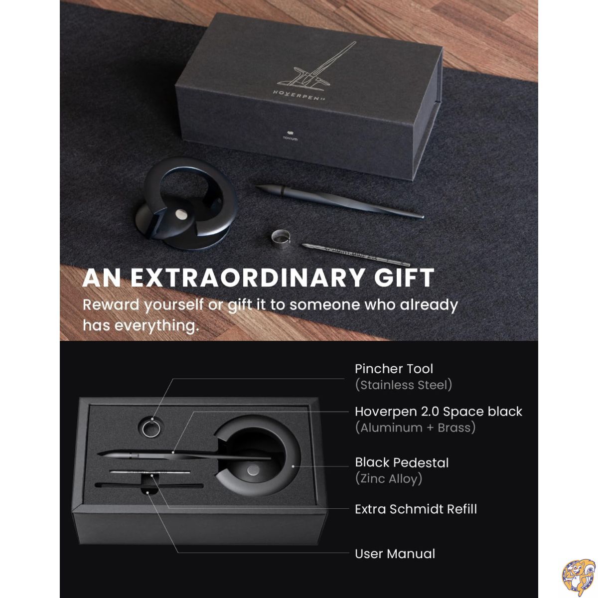 楽天市場】Hoverpen ホバーペン novium 無重力 ボールペン 未来的 高級