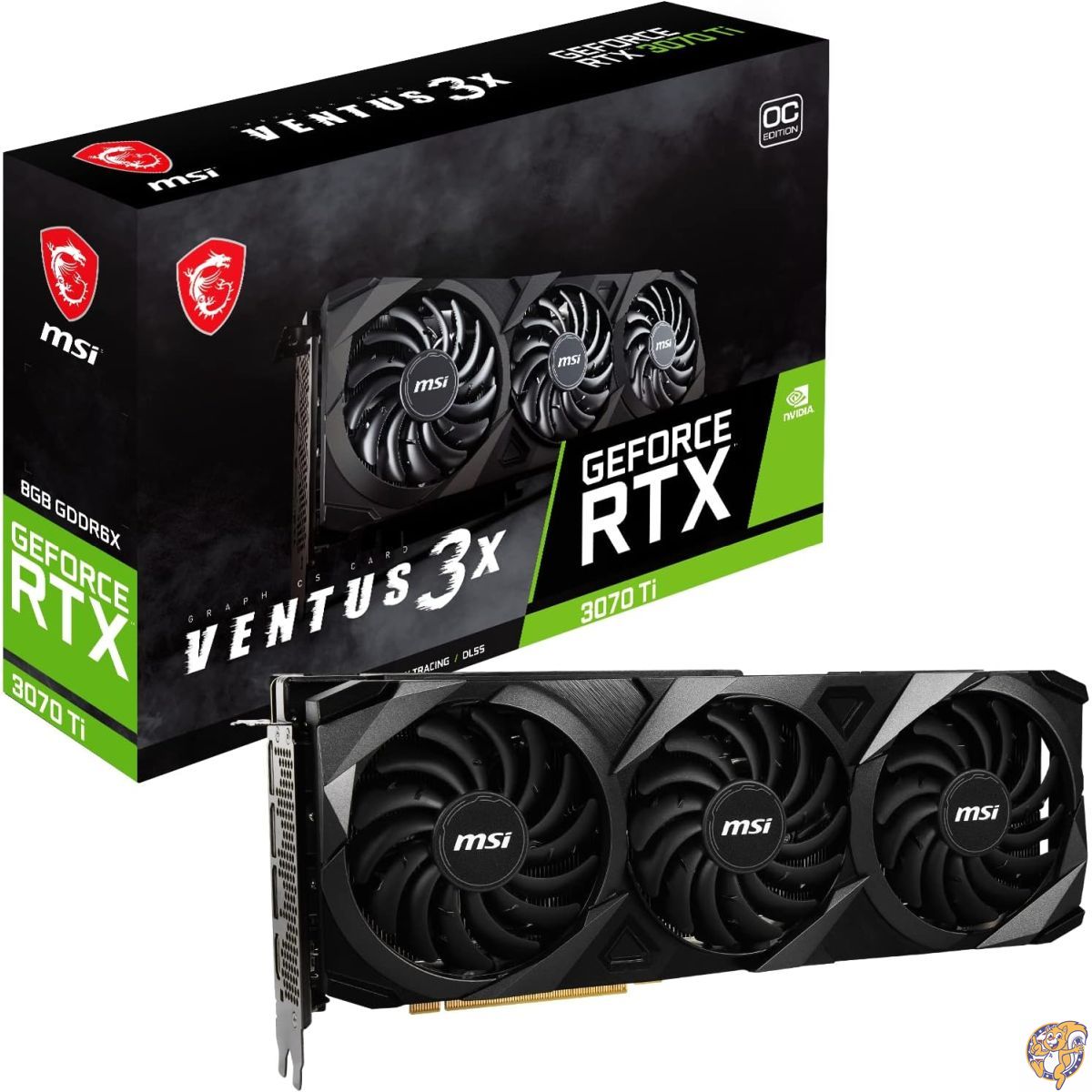 グラフィックボード・グラボ・ビデオカード MSI RTX 3070 VENTUS 2X 8G