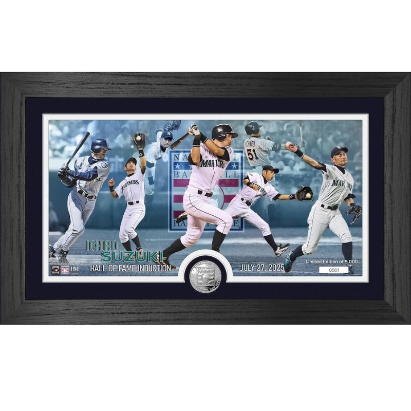 楽天市場】【クーポン配信中】イチロー 米野球殿堂入記念コイン 額縁