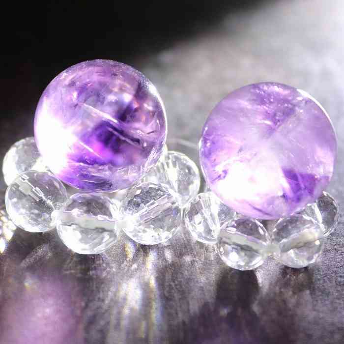 楽天市場】天然石 トラピッチェ アメジスト 丸玉 ミニ スフィア 20