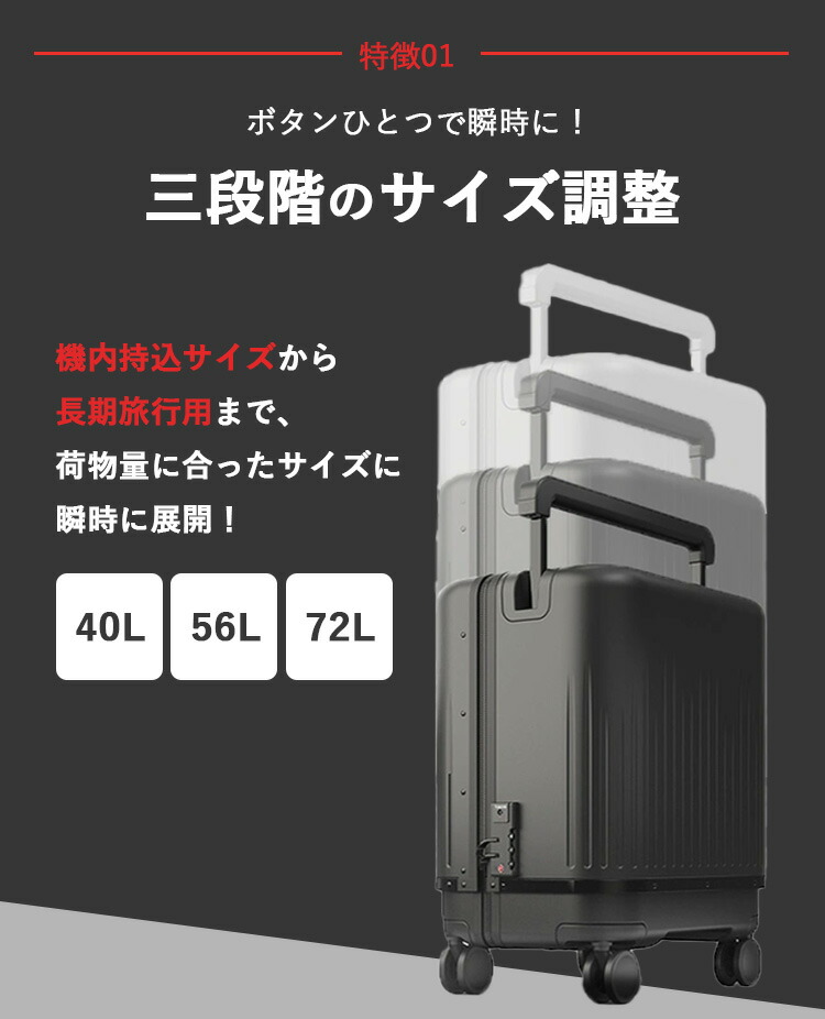 楽天市場】【5000円OFFクーポン】VELO 3サイズ変形 拡張式ハードスーツ