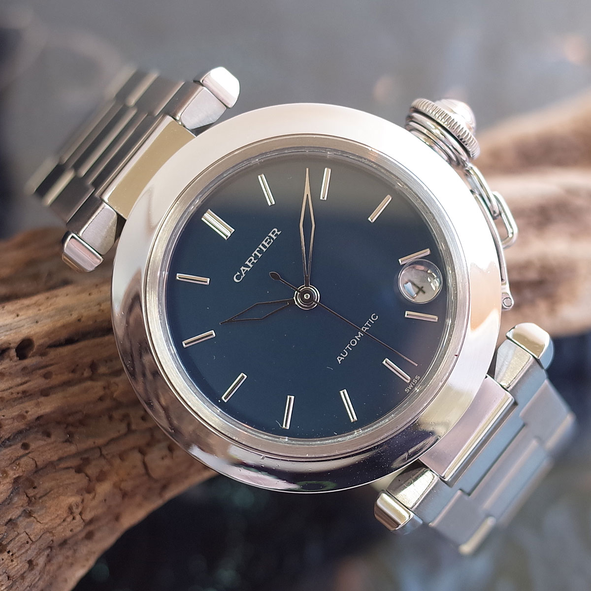 美品 Cartier カルティエ パシャC コマ 2個セット 18mm メンズ 腕時計