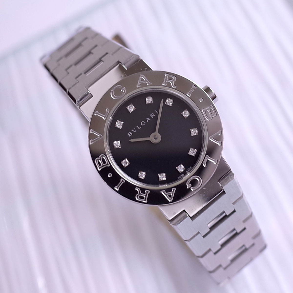 楽天市場】ブルガリブルガリ BB23SS ダイヤインデックス ブラック