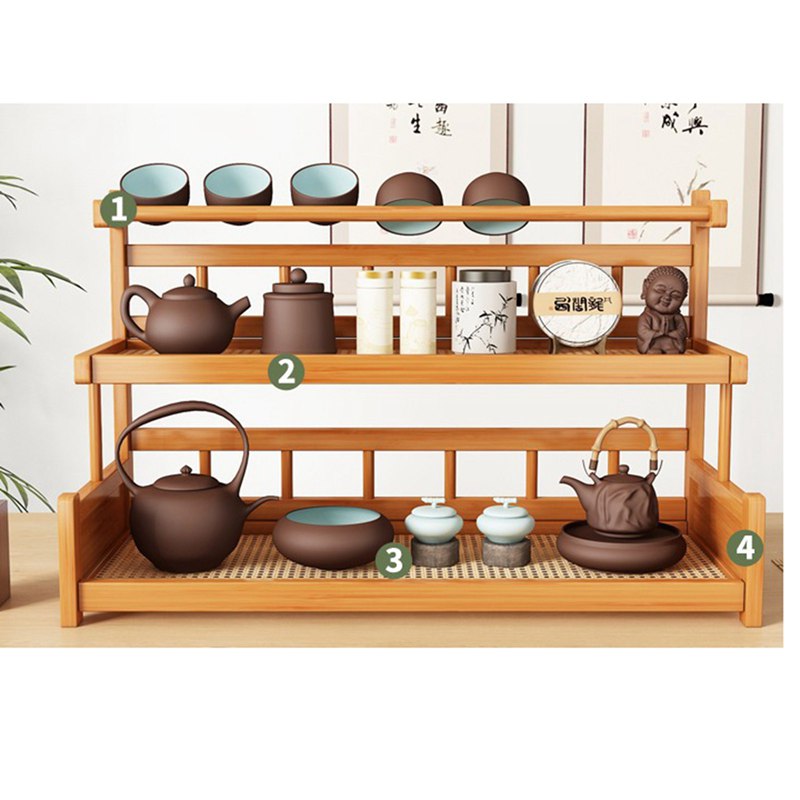 ☆配膳棚 2段☆懐石道具 水屋棚 茶道具 配膳棚 茶道具 水谷