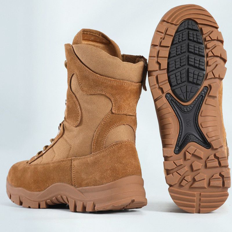 楽天市場】スエード コンバットブーツ 本革 ミリタリーブーツ 軍用靴
