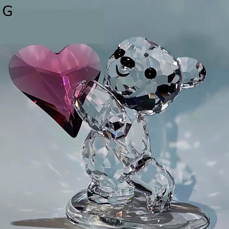 楽天市場】k9クリスタルガラス 熊 クマ 水晶 水晶置物 ペンダント