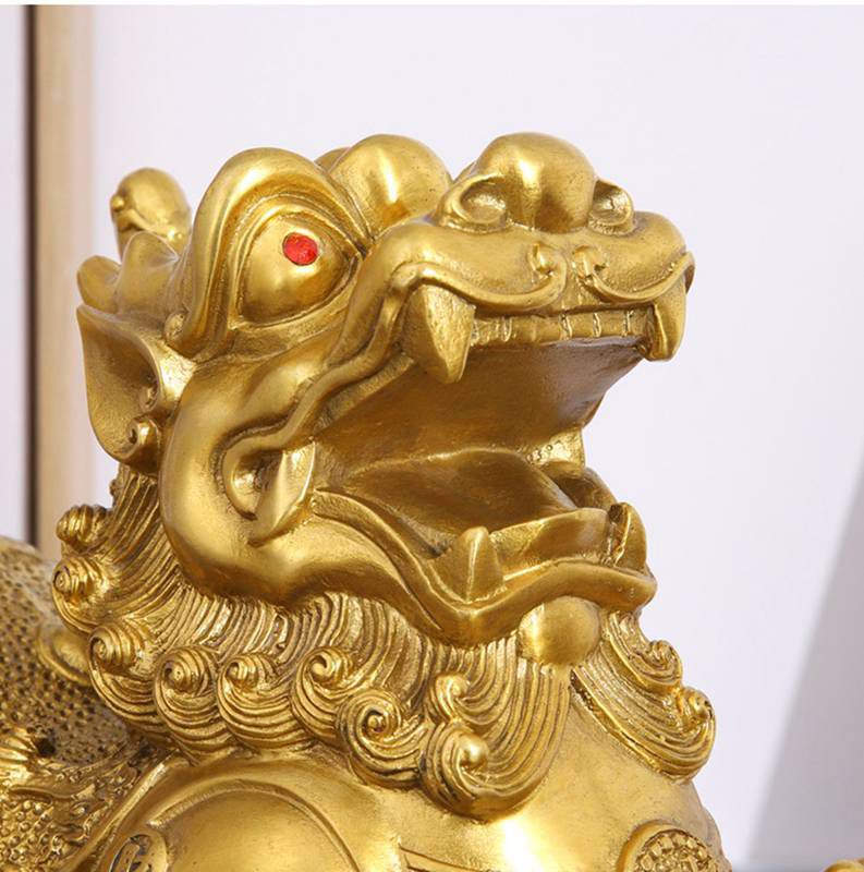 楽天市場】貔貅 置物 ヒキュウ 招財 風水アイテム 雄雌セット 一対