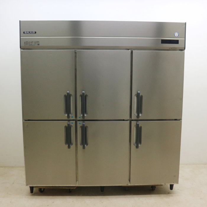2016年フクシマ縦型冷蔵庫6扉 1800x600x1950