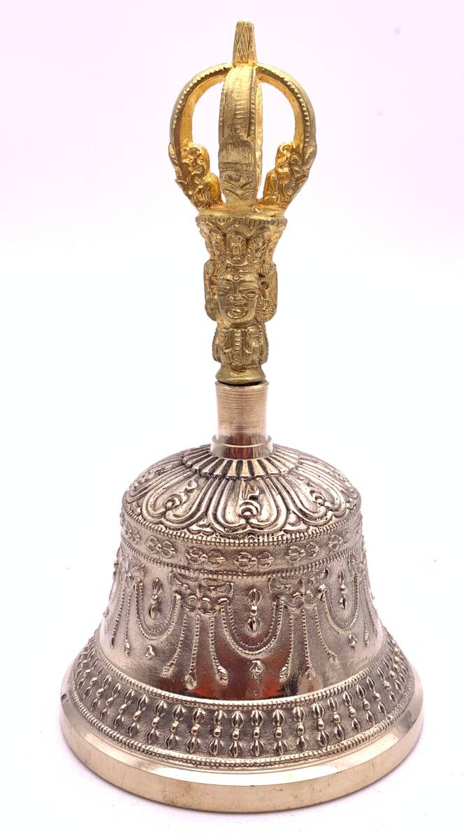 修縁堂】真言宗 チベット密教 法器 五大明王金剛鈴 仏教法具