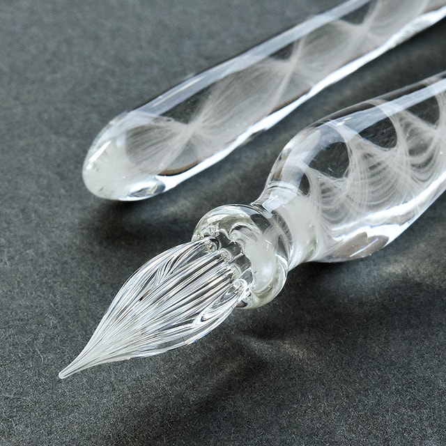 楽天市場】即日発送 Kokeshi コケシ ガラスペン レースケーン ホワイト