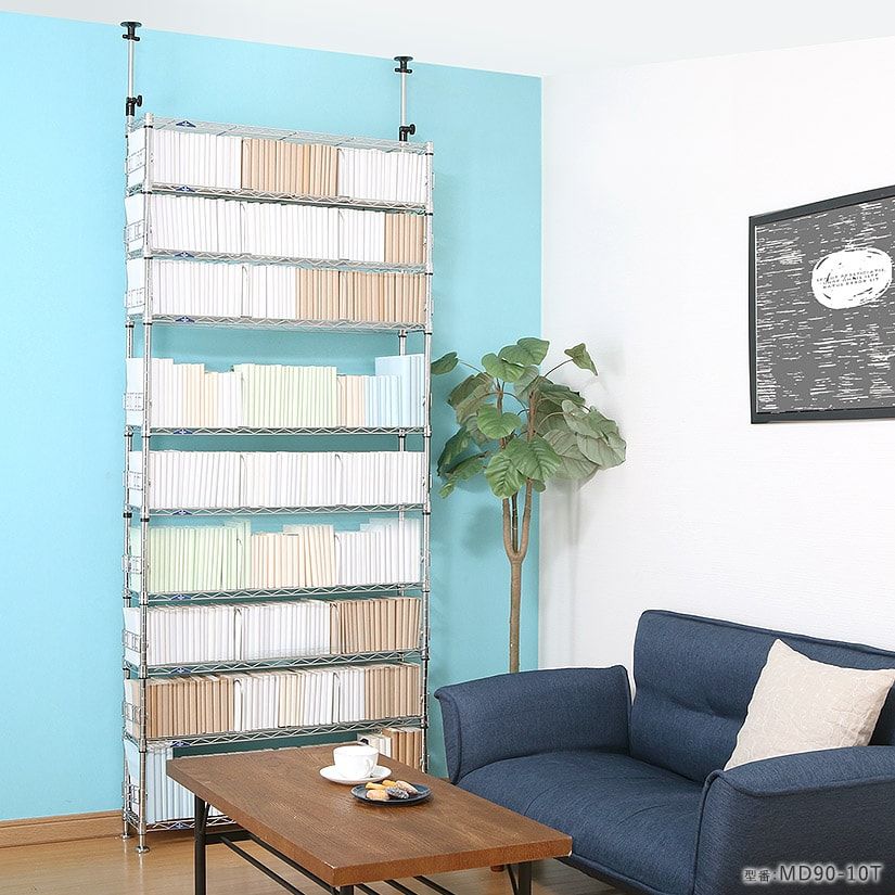 楽天市場】棚 本棚 スチールラック 本棚ラック ルミナス シェルフ 漫画