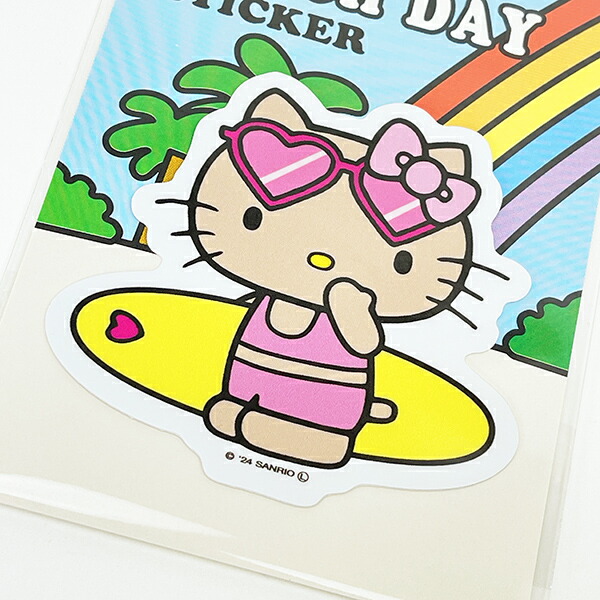 d*2様 ハローキティ サンセットクリアファイル 日焼けキティ サンリオ
