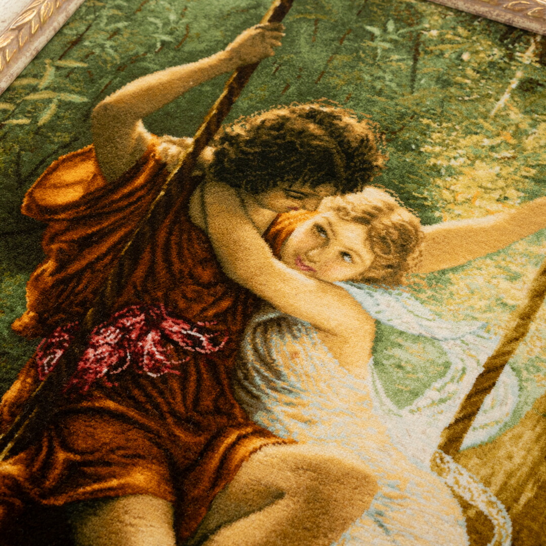 楽天市場】【ペルシャ手織り絨毯】額縁60×85cm タブリーズ産（送料無料