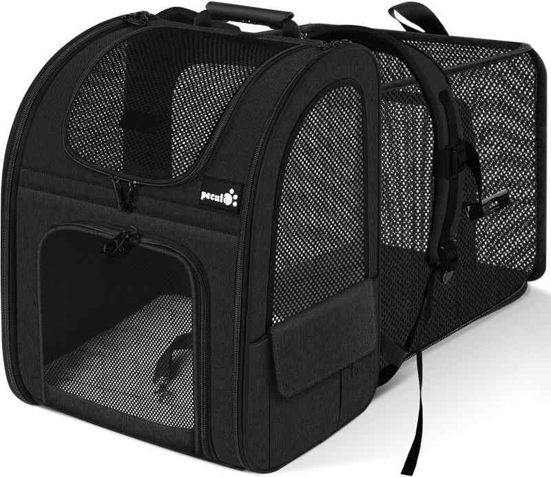 ペットキャリーバッグ カンボウプラス メッシュパネル付き グレー