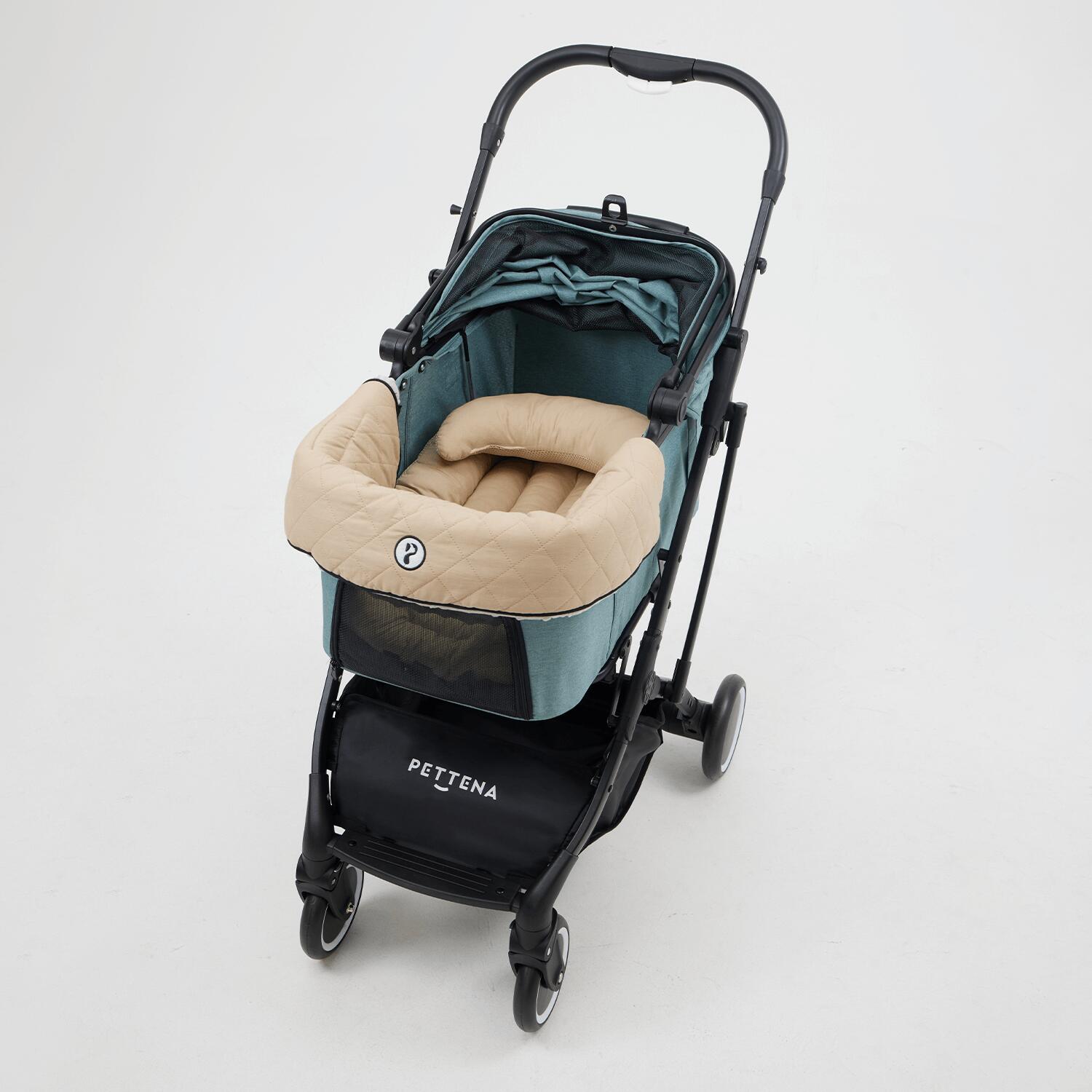 楽天市場】【楽天1位】ペットカート PETTENA KNIGHT軽快走行 分離式 4