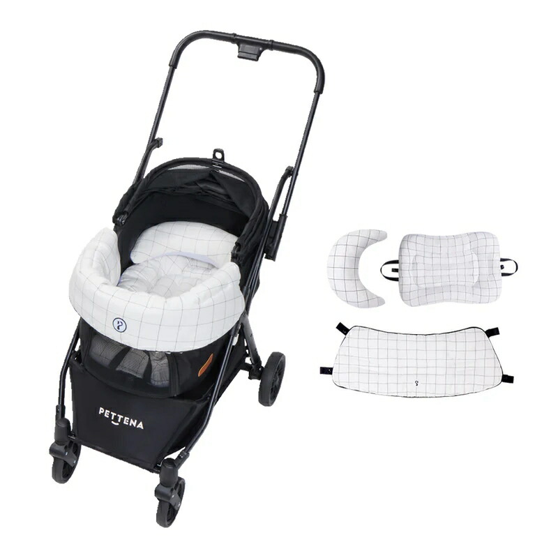 楽天市場】ペットカート 一体型 PETTENA NEWTON軽快走行 4輪ペット