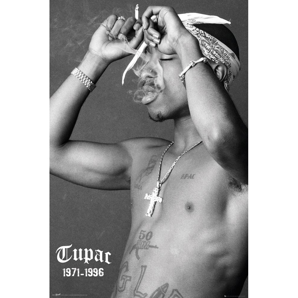 2PAC 1971-1996 大判ポスター vintage Tupac Shakur 1971-1996 Rap