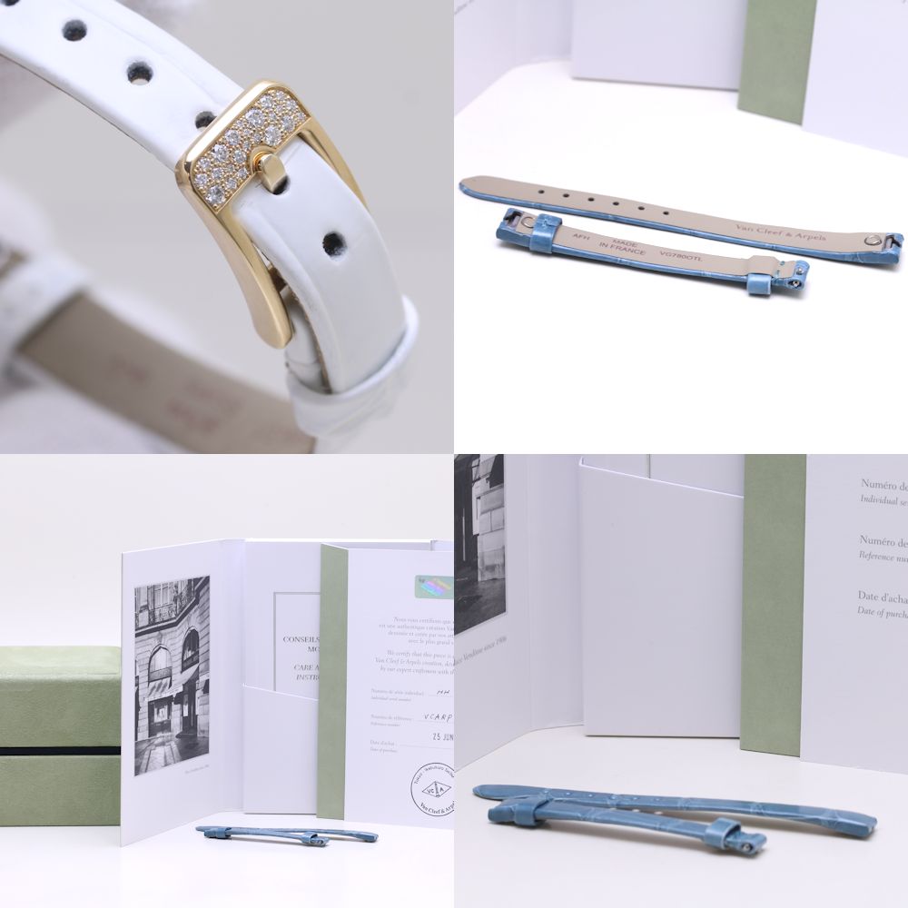 ヴァンクリ スウィートアルハンブラウォッチ 替えベルト 白 楽天市場