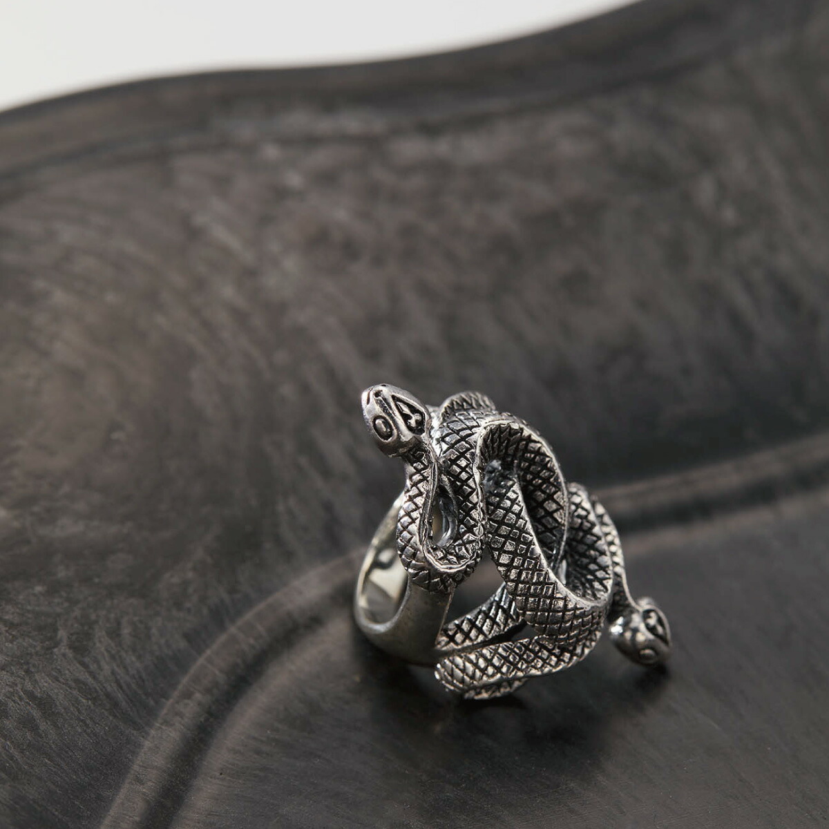 現役店員シルバー 925 Sterling リング 指輪 蛇 スネーク9号 現役店員