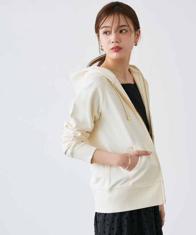 楽天市場】【全品10%OFFクーポン】綿100％Wジップフード付きスウェット