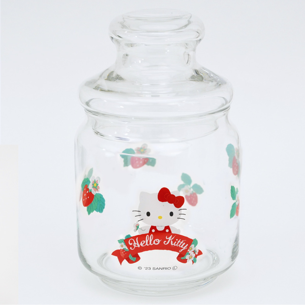 楽天市場】ガラスキャニスター キャンディポット ハローキティ