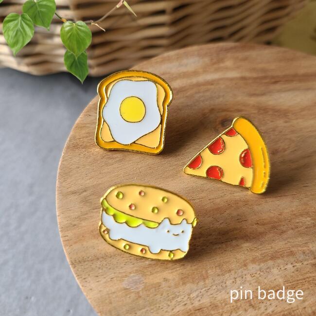 楽天市場】ピンバッジ 【foodシリーズ】ラペルピン タックピン レトロ