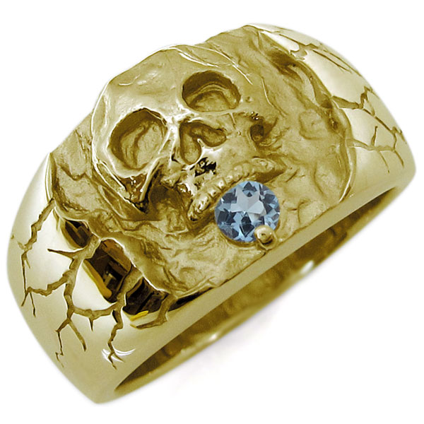 k18ブロンズ 骨の手 デザインリング