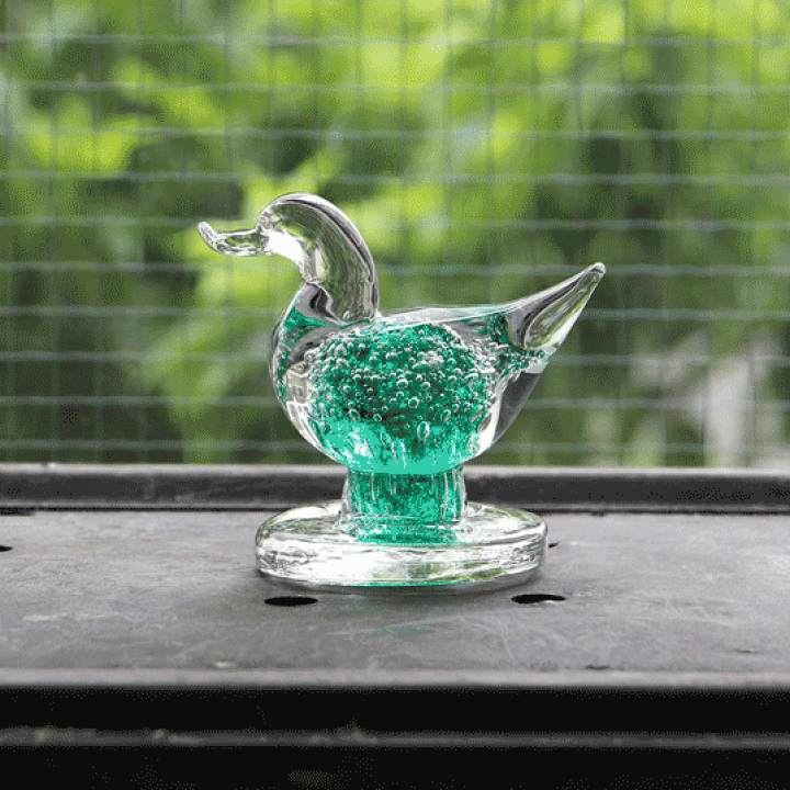 ガラスのオブジェ