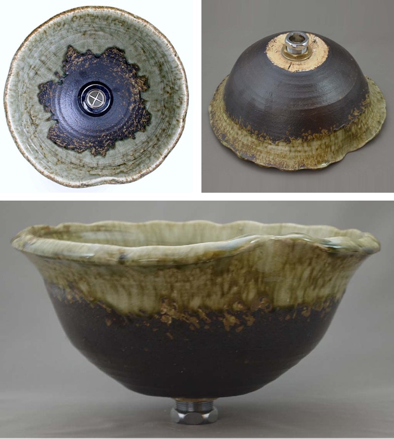 楽天市場】ボウル 信楽焼の手洗い鉢 利信楽 18000 【送料無料