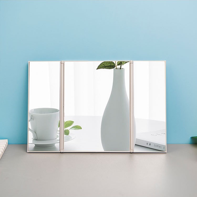 楽天市場】送料無料 卓上ミラー 卓上三面鏡 卓上鏡 インテリア雑貨