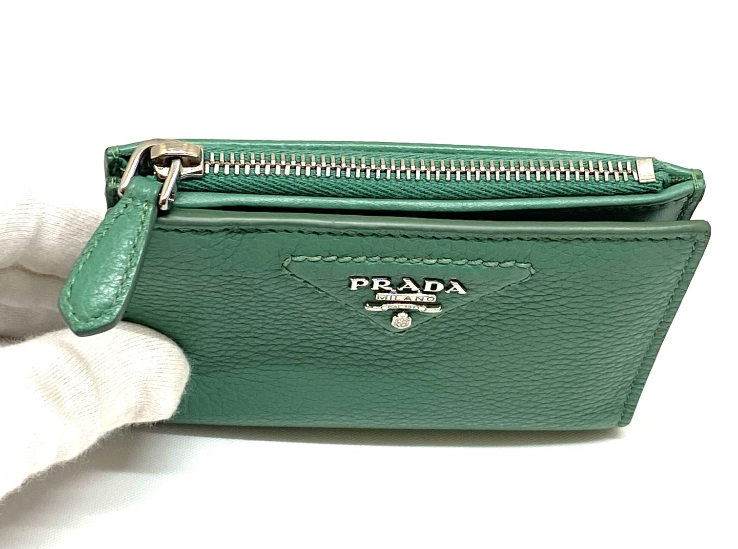 楽天市場】PRADA プラダ*ヴィテロダイノレザー 二つ折り財布 スモール