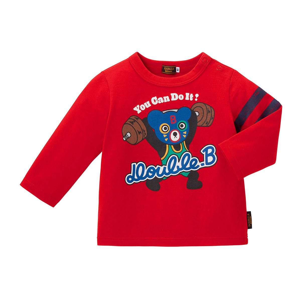 激安【新品】ミキハウス 長袖Tシャツ&DOUBLE-Bデニムス80サイズ ベビー