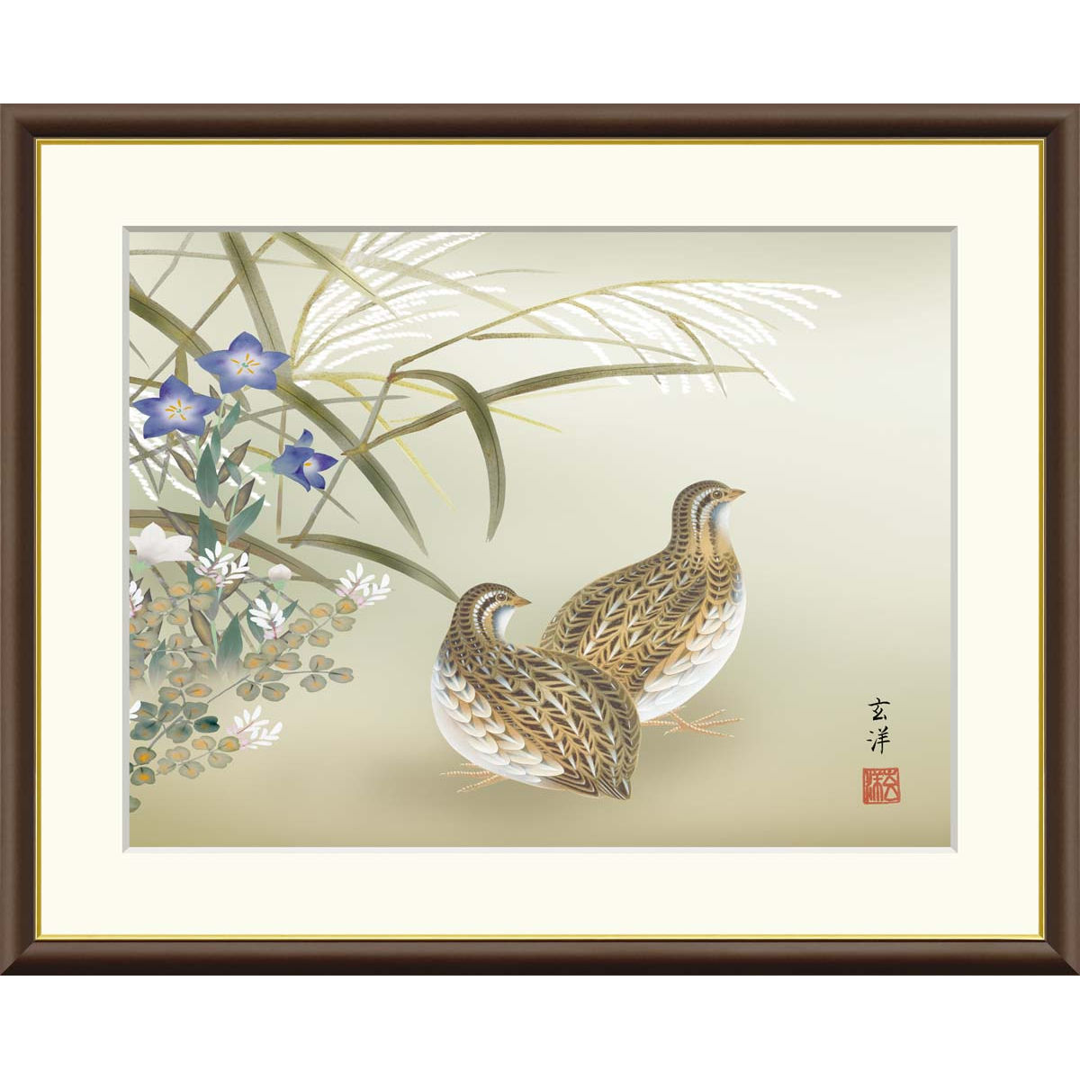 油絵 菅家令子 絵 絵画インテリア 額付(銀) F4-090116 花 すずらん