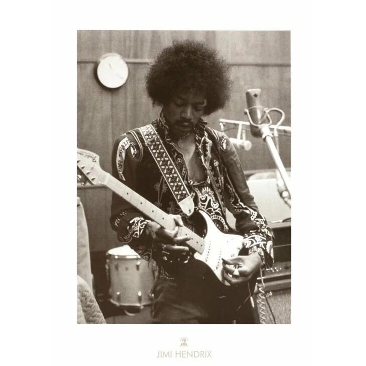 ジミヘン ジミ・ヘンドリクス 神様 大判サイズ ポスター ジミヘン ジミ