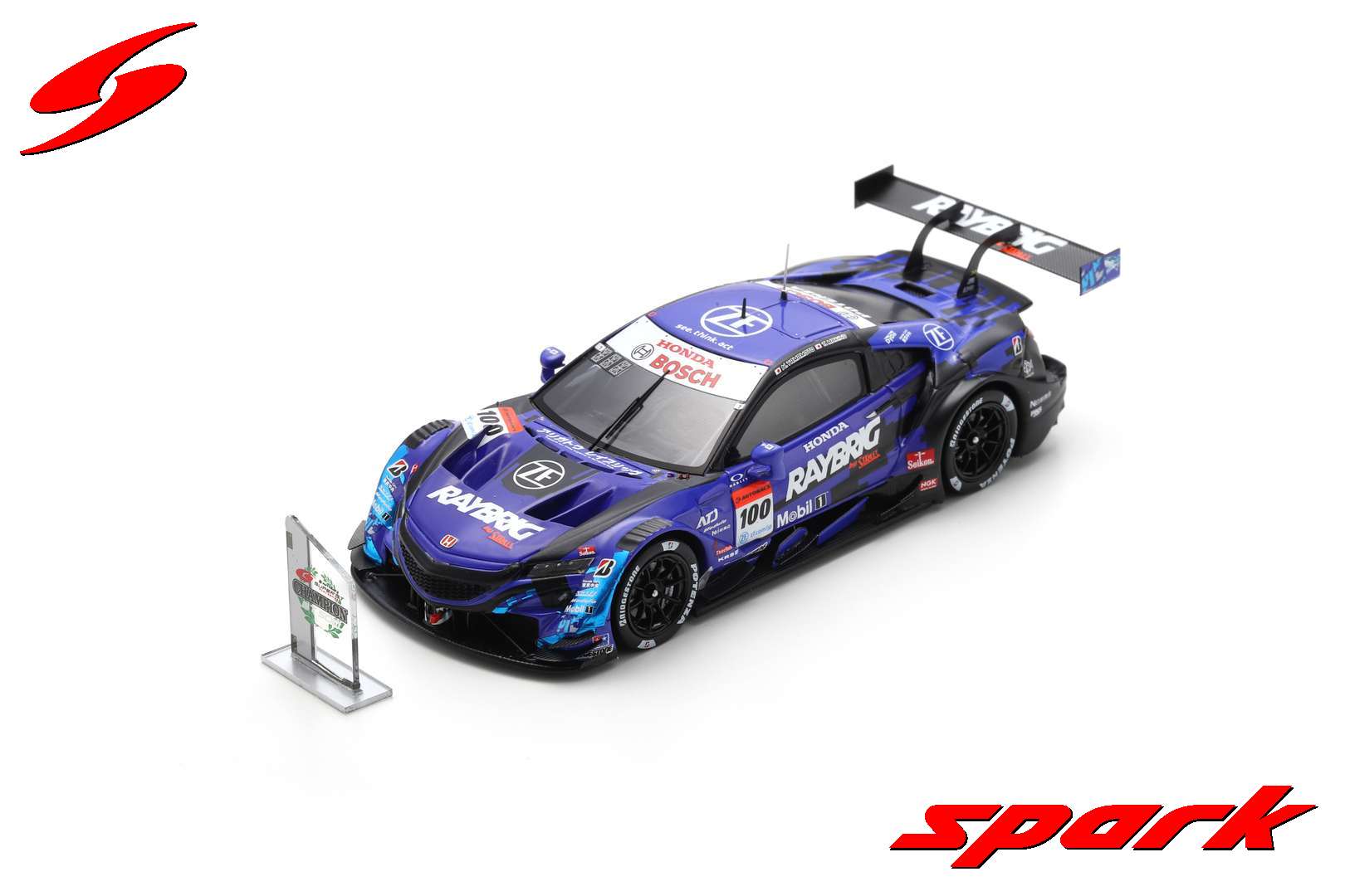 RAYBRIG Honda NSX GT500 ミニカー 1/43 freestyle-hobby_9250321110129