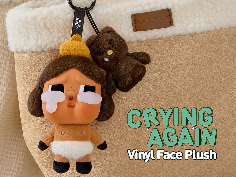 CRYBABY Crying Again シリーズ フェイスぬいぐるみ 正規品